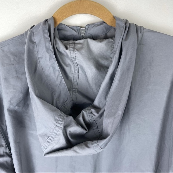 Nautica Lightweight Gray Windbreaker With Hood Size M - Picture 10 of 11